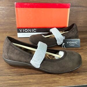 VIONIC ‘Fern’ Mary Jane Flats Shoes Women’s Size 6.5 NEW